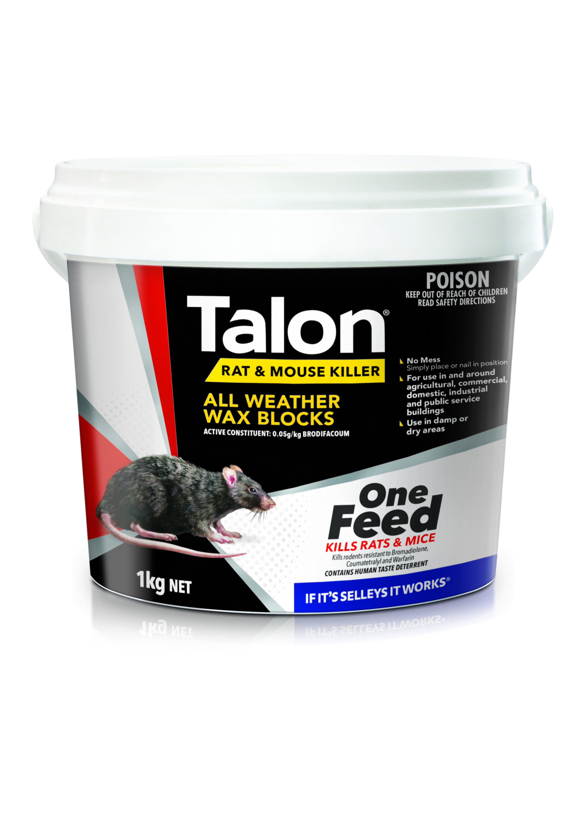 Talon Rat & Mice Killer - One Feed Wax Blocks