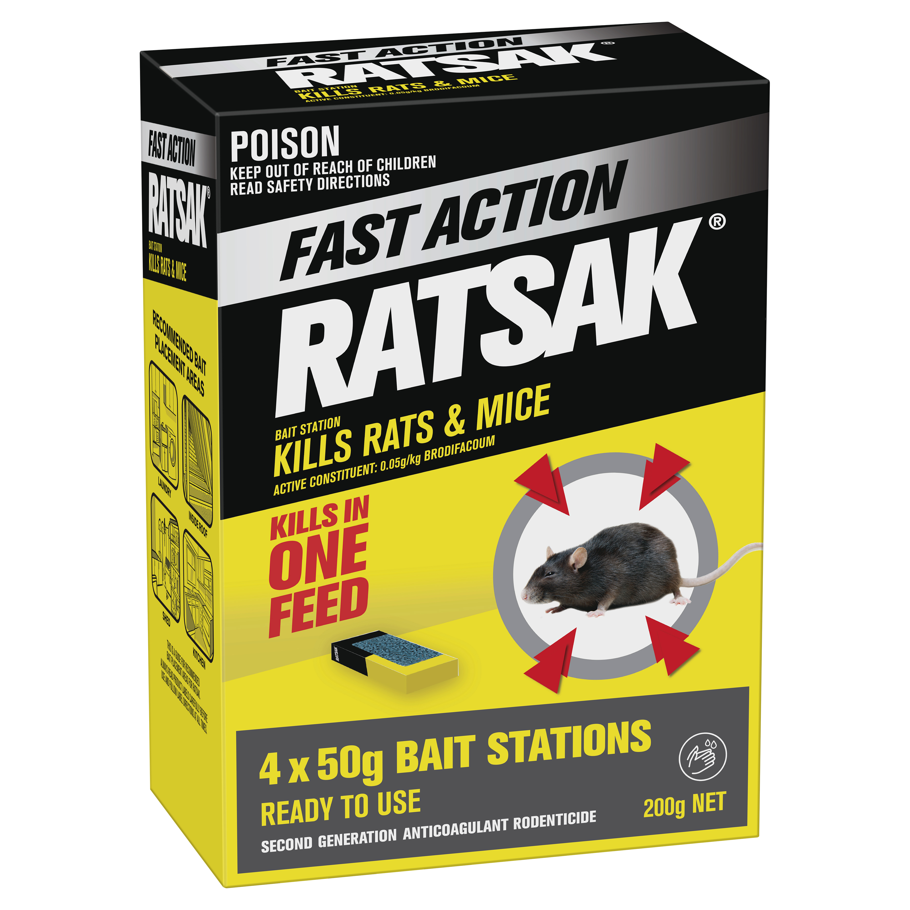 Rat & Mouse Bait Blocks – Speed Exterminating