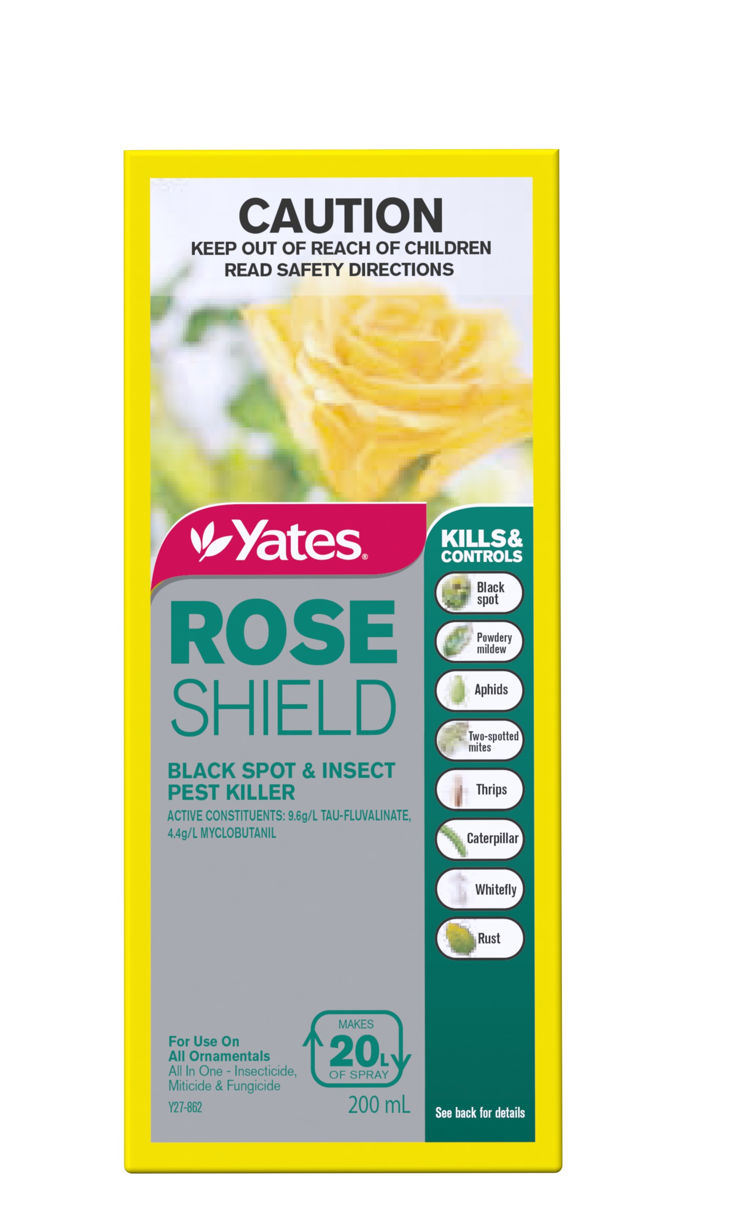 Yates 200mL Rose Shield Concentrate