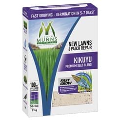 Munns Professional 1.1kg Kikuyu Premium Lawn Seed Blend