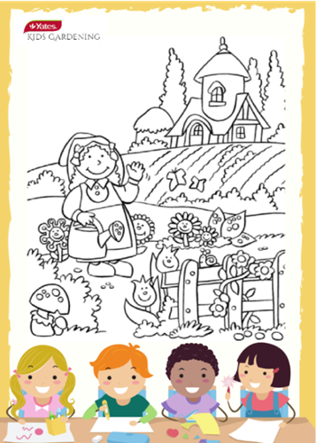 Free colouring in sheets