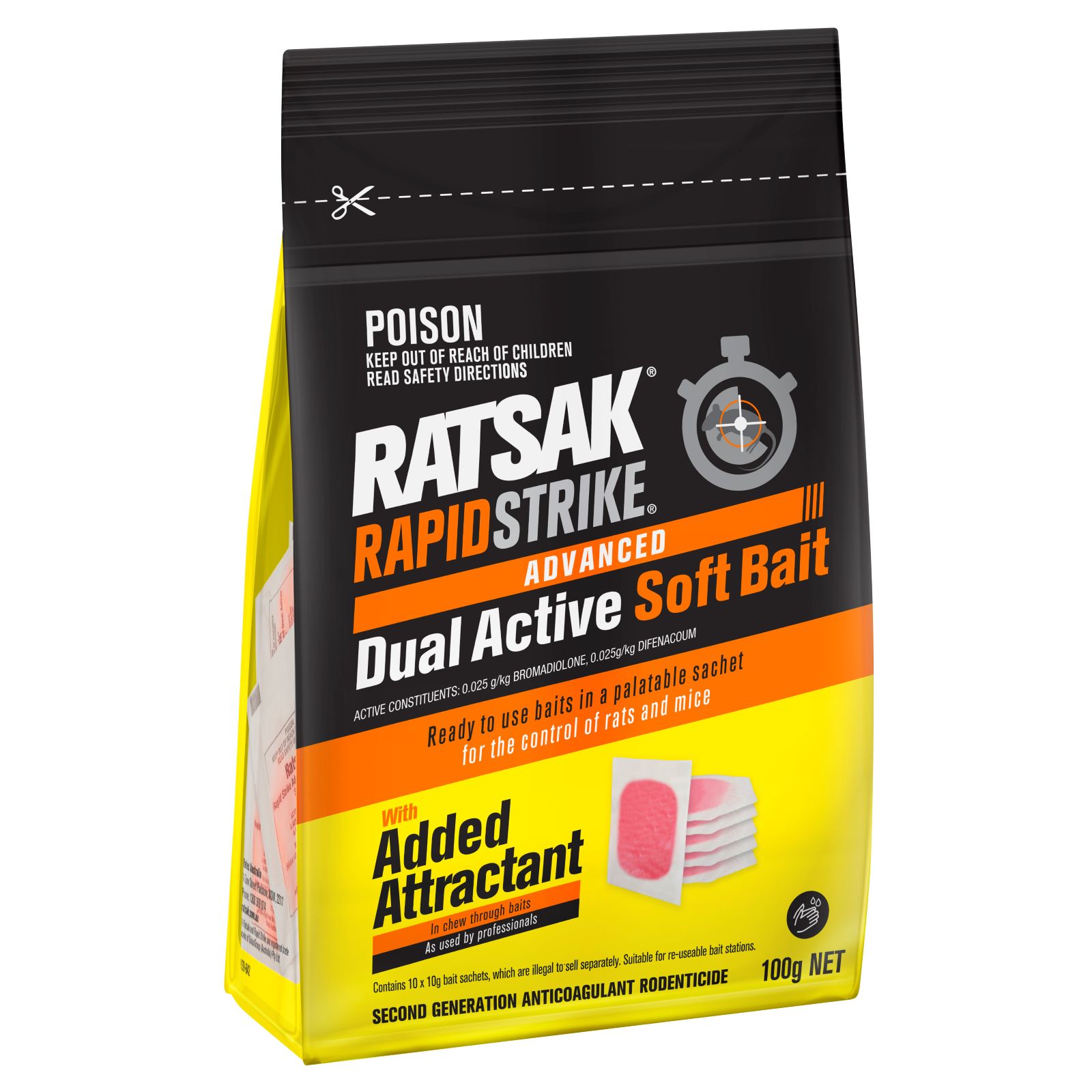 RATSAK Rapid Strike Advanced Dual Active Soft Bait